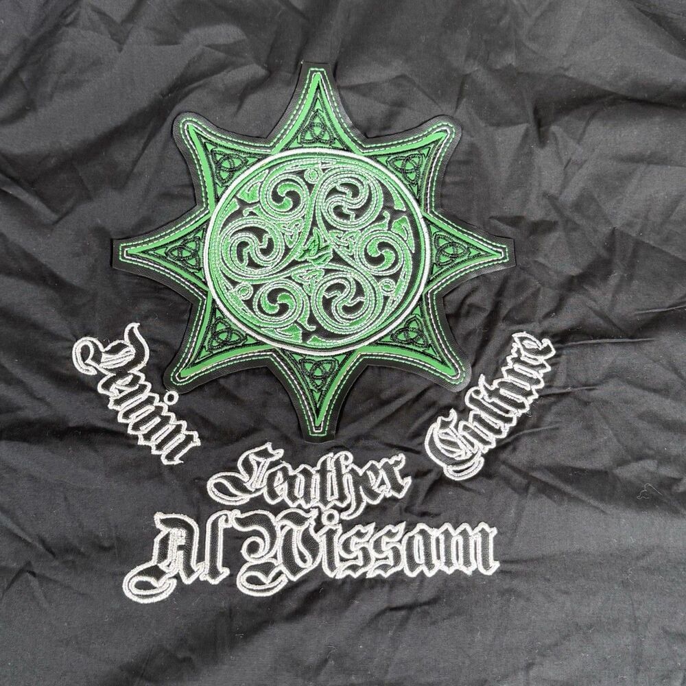 Al Wissam Sz 3XL Designer Shirt Jean Denim Culture Cotton Blend Embroidered RARE